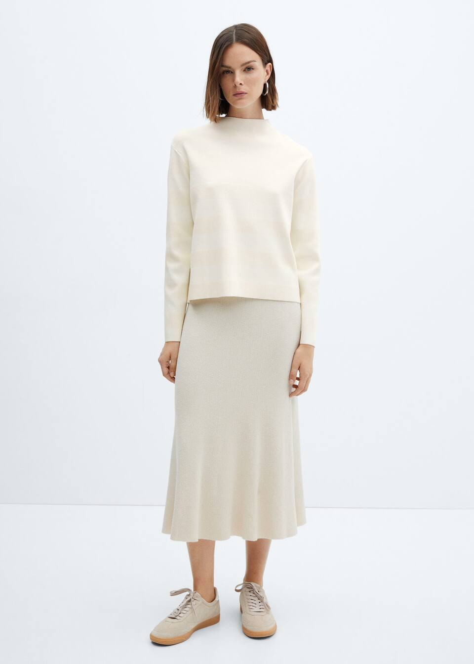 Pull-over col montant -  Femme | Mango France | MANGO (FR)