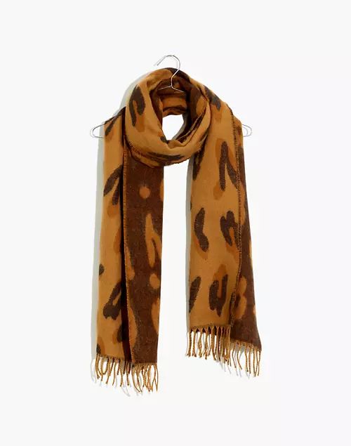 Painted Leopard Scarf | Madewell