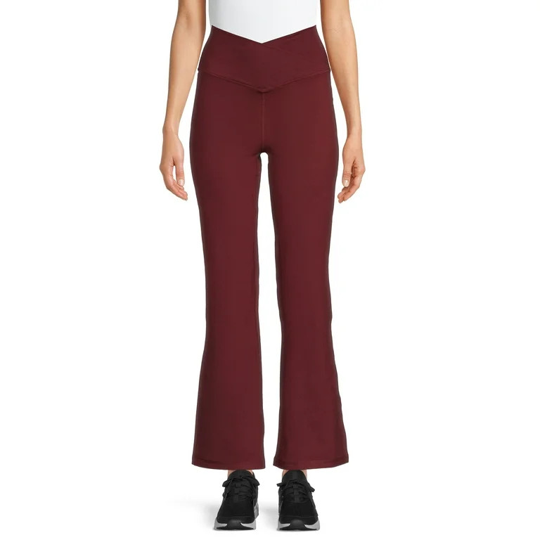 Avia Women's Crisscross Flare Leg Pants | Walmart (US)