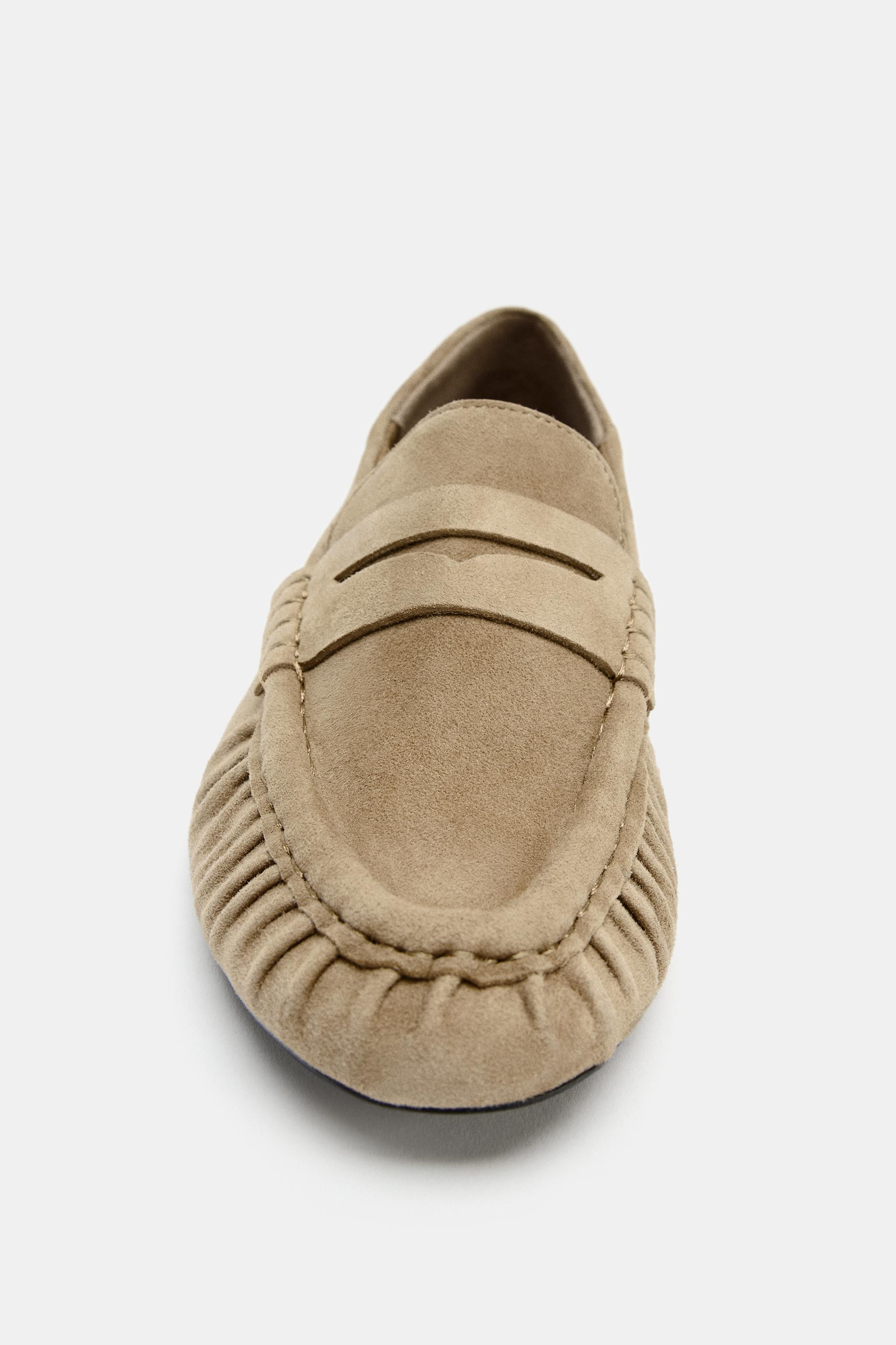 SUEDE SOFT LOAFERS | Zara US