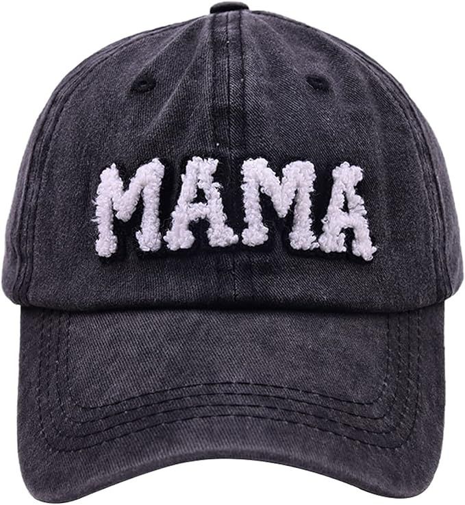 Waldeal Mama Hat for Women, Gifts for Mom, New Mom, Mom to Be, Adjustable Washed Distressed Baseb... | Amazon (US)