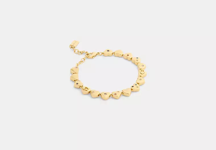 Heart Linear Bracelet | Coach Outlet US