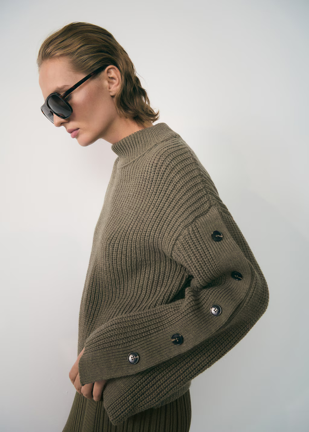 Buttons detail knit sweater - Women | MANGO USA | Mango (US/MX/AU)