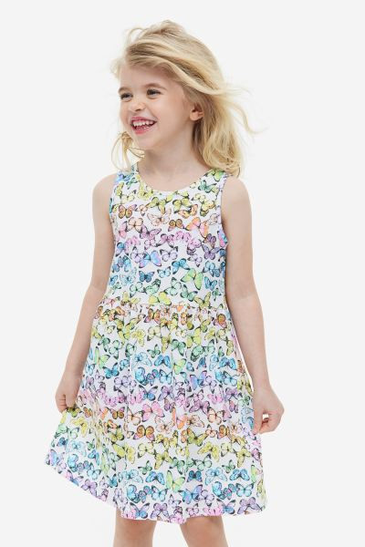 Patterned Cotton Dress | H&M (US + CA)