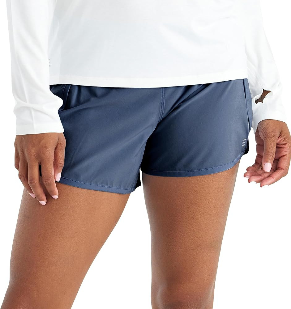 Free Fly Women's Lined Breeze Short - Moisture-Wicking Active Shorts with Sun Protection UPF 50+ ... | Amazon (US)