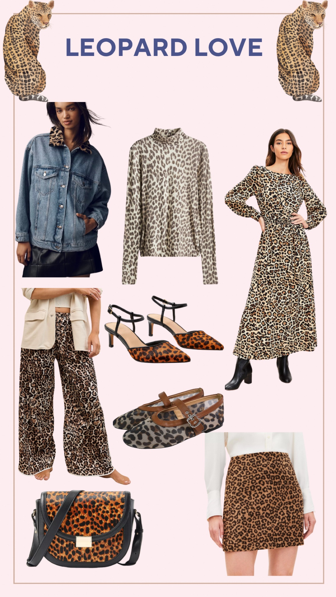 Give me allllll the leopard!!! I’m in love with this trend and will have a closet full of leopard soon. 
The jean jacket, trouser pants, maxi dress, and turtle neck are my favs! 

#LTKFallSale #LTKSeasonal #LTKStyleTip