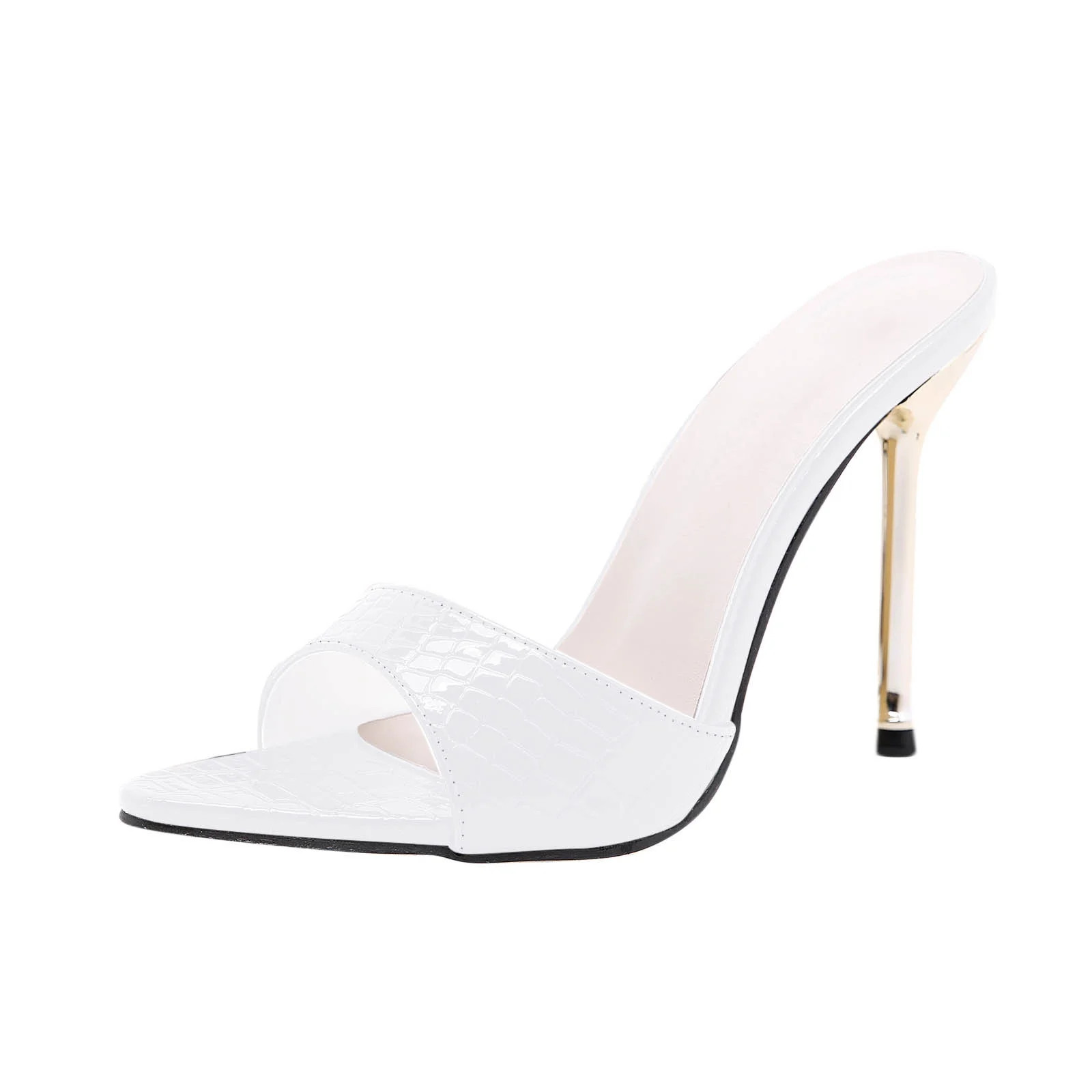 EQWLJWE Heels for Women Sexy Stiletto High Heels for Women, Square Pointed Open Toe Shoes Heels W... | Walmart (US)