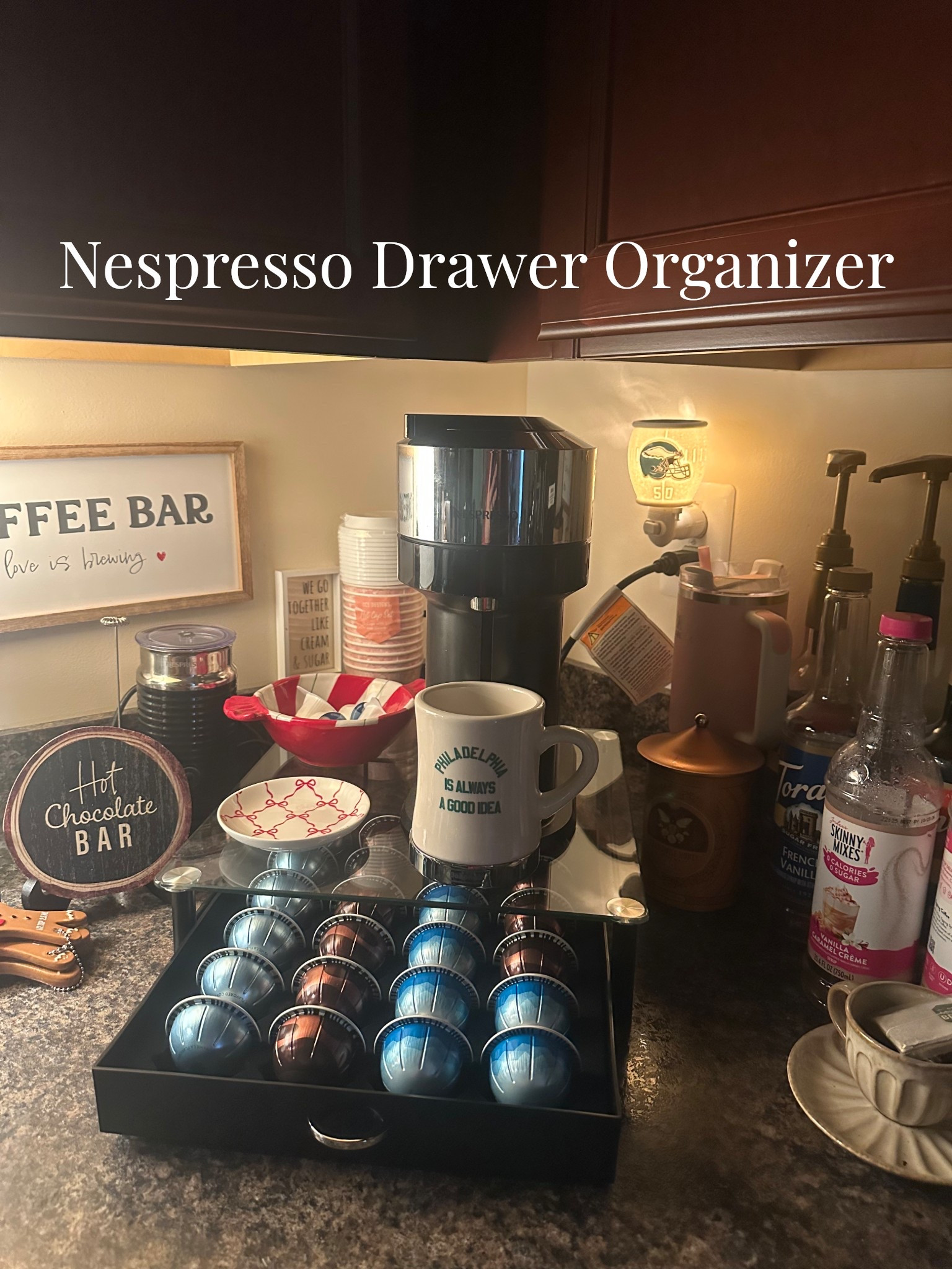 A drawer organizer for all of your Nespresso Pods is an essential must-have! ☕️ 

#LTKHome #LTKmorningroutine