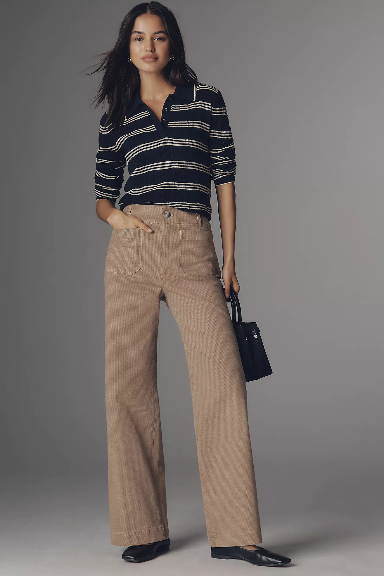 The Colette Full-Length Plaid Pants by Maeve | Anthropologie (US)