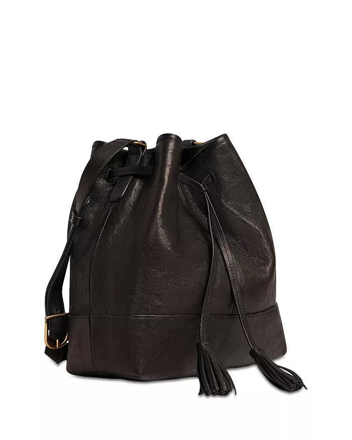 Jane Small Leather Drawstring Bucket Bag | Bloomingdale's (US)