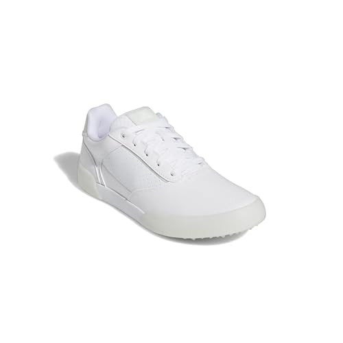 adidas Women's Retrocross Spikeless Golf Shoes, Footwear White/Crystal Jade/Off White, 9 | Amazon (US)