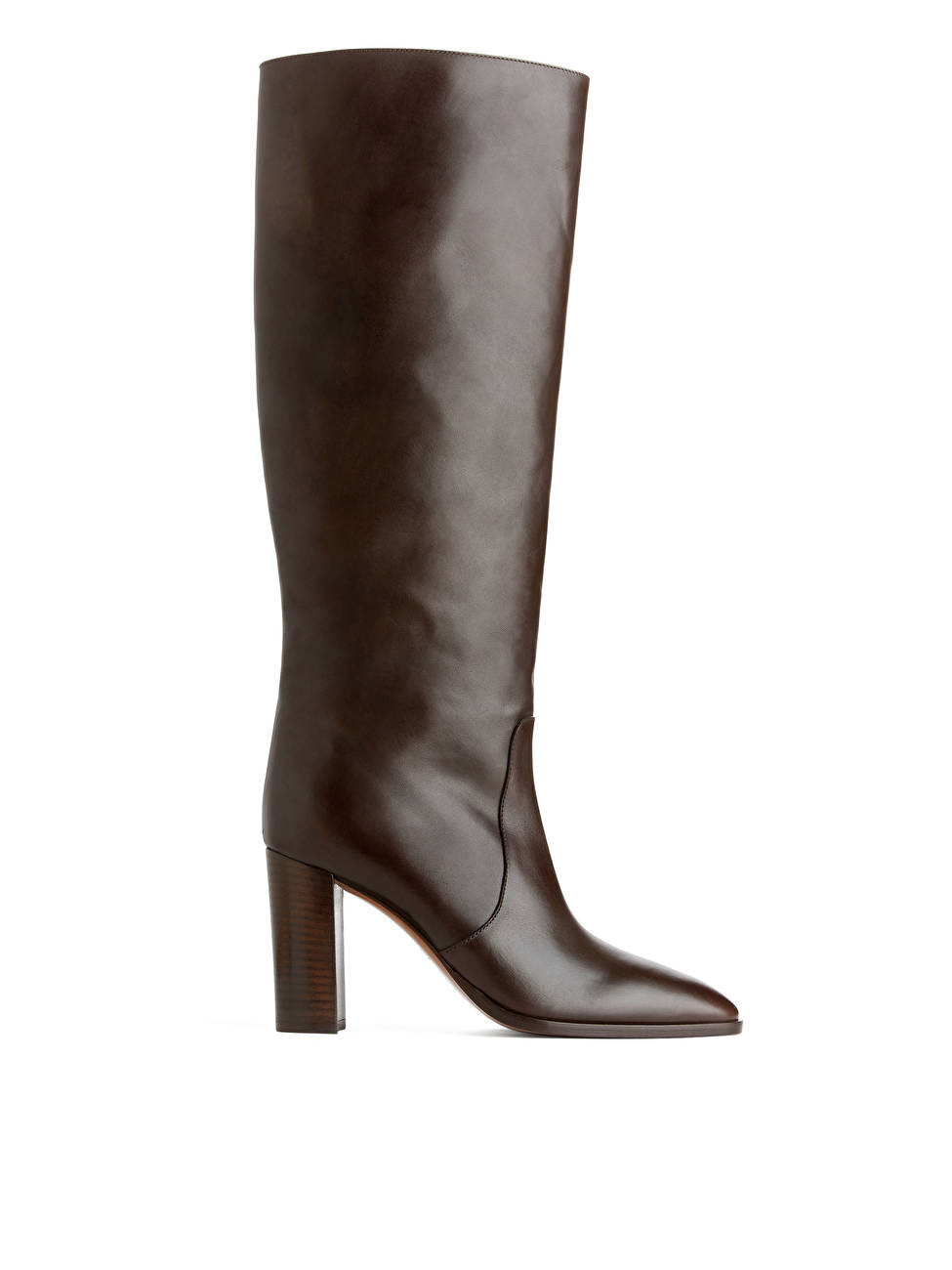 Knee-High Leather Boots | ARKET (US&UK)