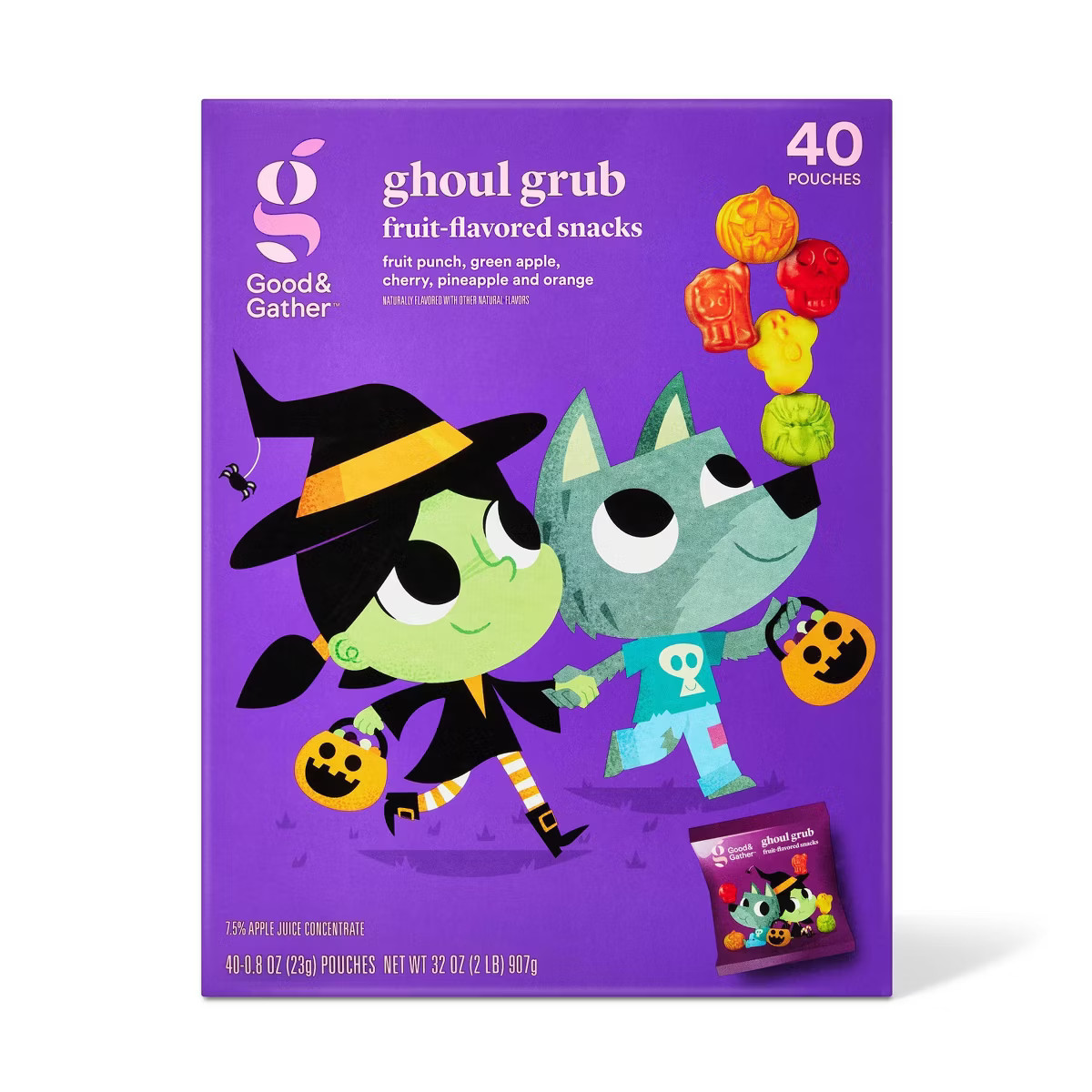 Halloween Trick or Treat Fruit Flavored Snacks - 32oz/40ct - Good & Gather™ | Target