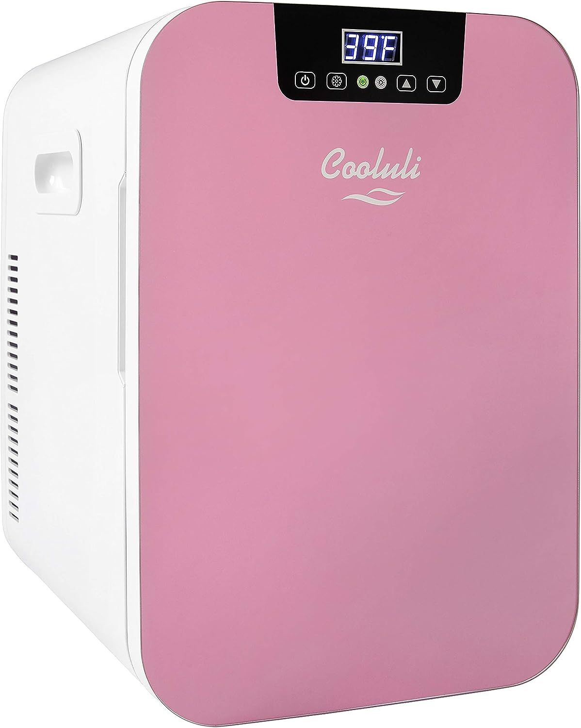 Cooluli 20L Mini Fridge For Bedroom - Car, Office Desk & College Dorm Room - Glass Front & Digita... | Amazon (US)