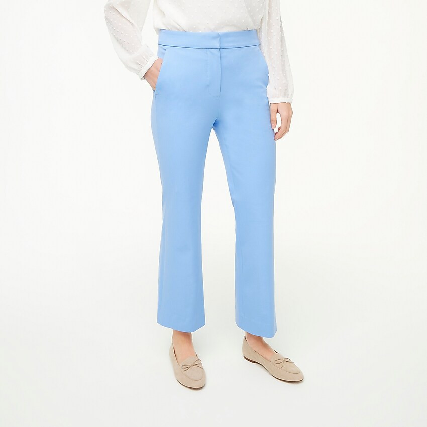 Petite Kelsey cotton flare pant | J.Crew Factory