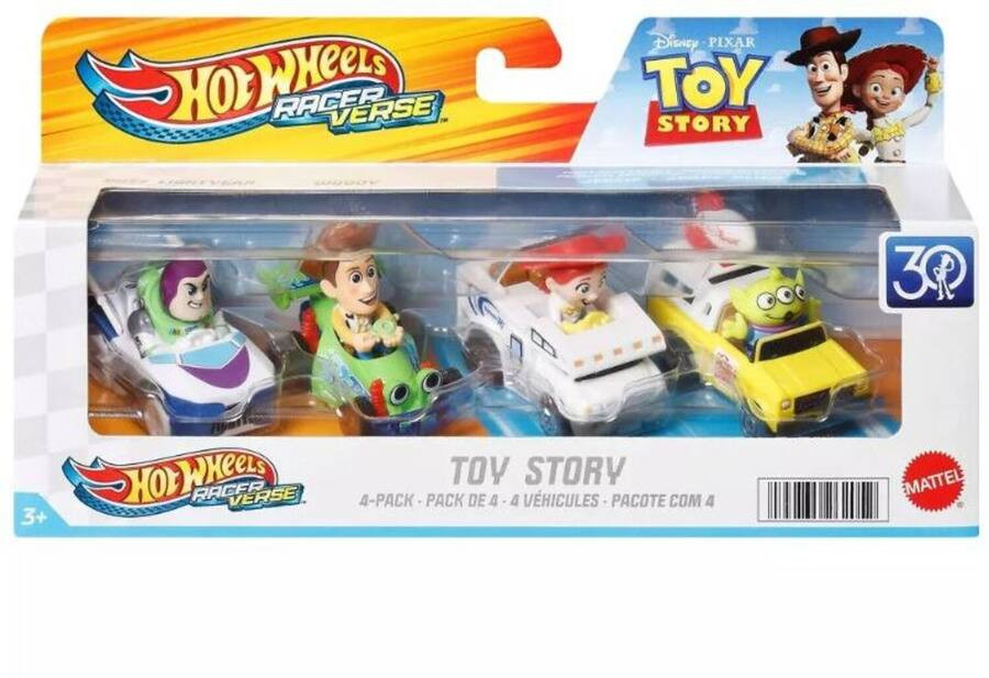 Mattel - Hot Wheels Racerverse Toy Story 4-Pack - Collectibles - Multicolor | Best Buy U.S.