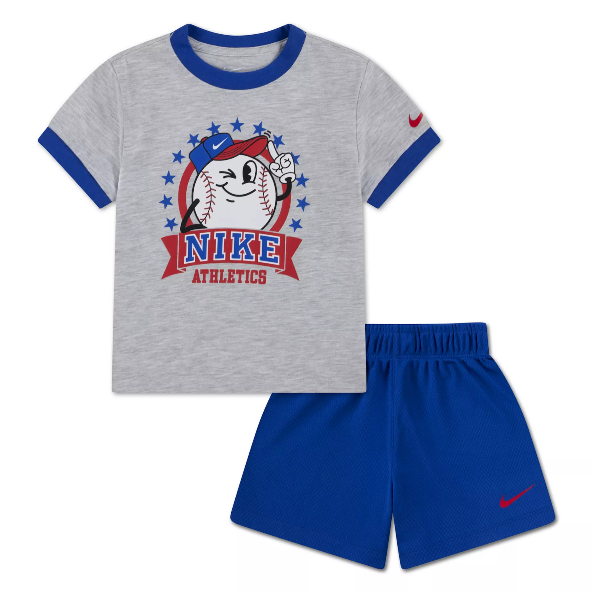 Boys 4-7 Nike Character Baseball Tee & Shorts 2-Piece Set | Kohl's