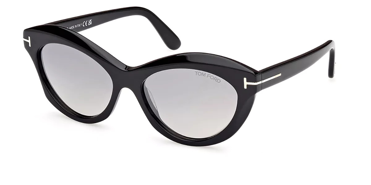 Tom Ford FT1111 TONI 01C Women’s Sunglasses Black Size 55 | SmartBuyGlasses Global