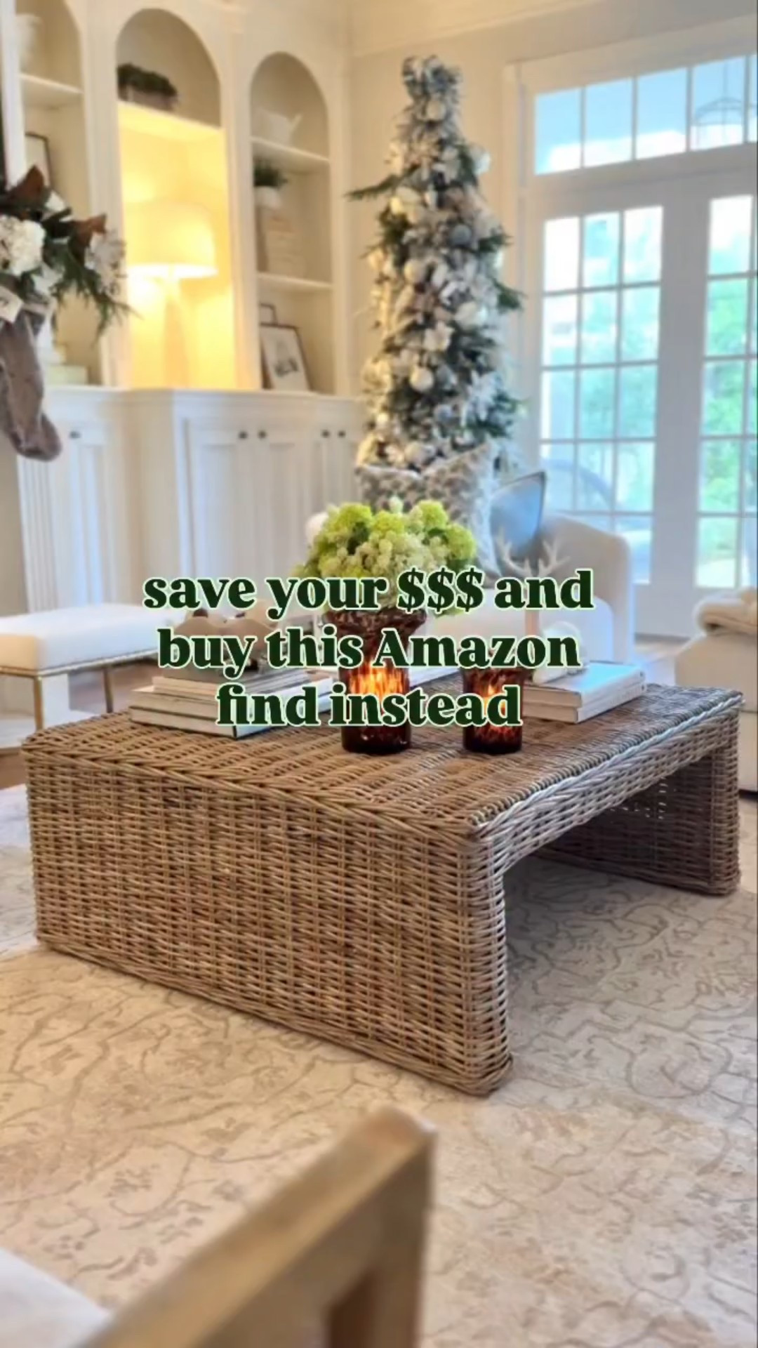 ✨ just unboxed another incredible find 😍 this wicker coffee table is so pretty and comes fully assembled 🎉 it’s a great size, sturdy, and family friendly too! Plus the price is amazing! Grab it before it sells out! Note: I think it’s a little darker in person than online but I love it 🥰 Stay tuned to see how I style it for each season! ✨

#LTKHoliday #LTKHome #LTKSaleAlert