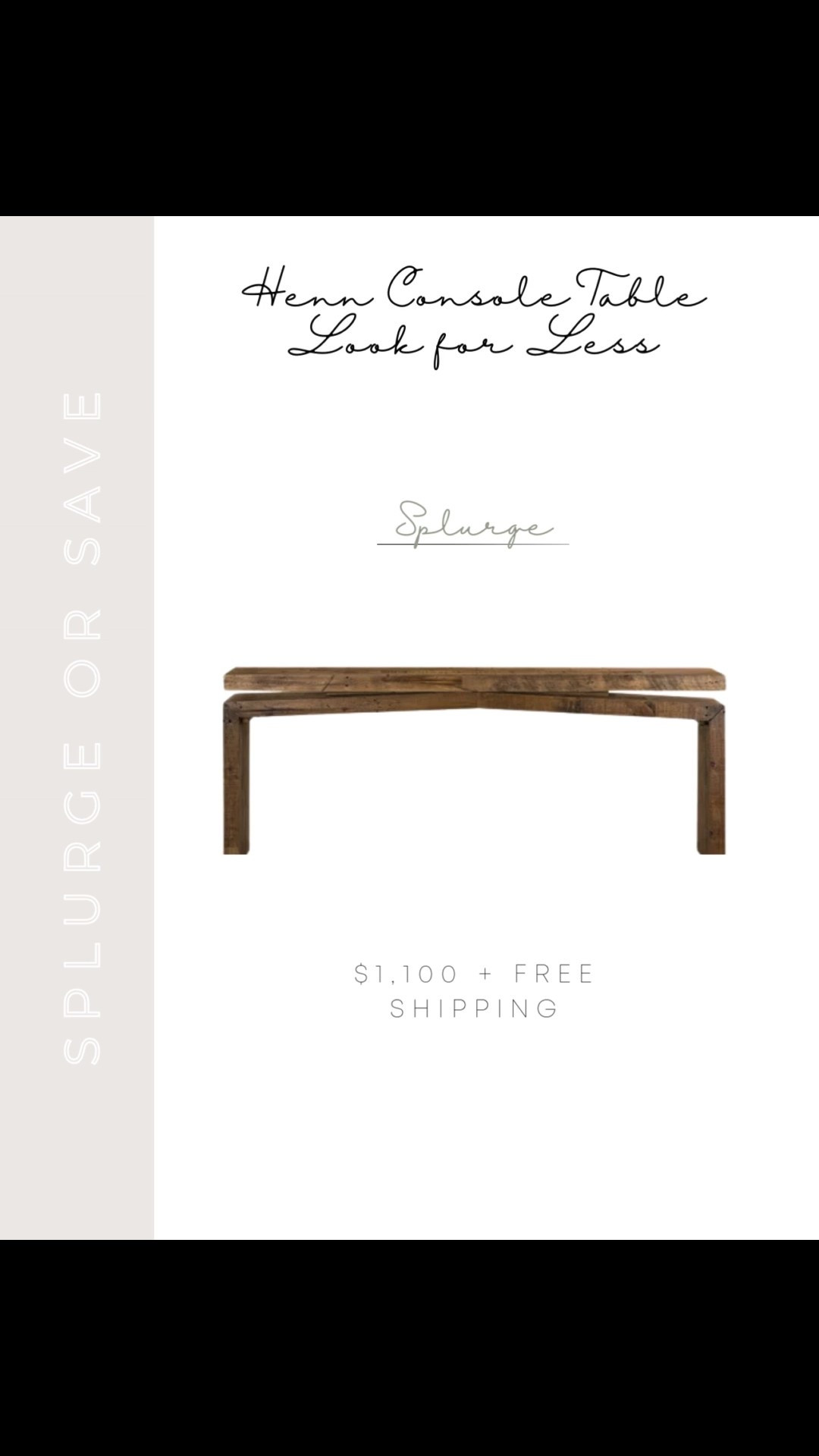 If you love the look of the Henn console table but don’t want to splurge, these are great look for less options with a similar style! 

#LTKHome #LTKSaleAlert