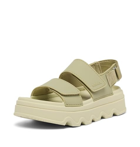 Sorel Women's Kinetic Sunchase Ankle Strap, Dusty Twill/Light Aloe, 10 Regular | Amazon (US)