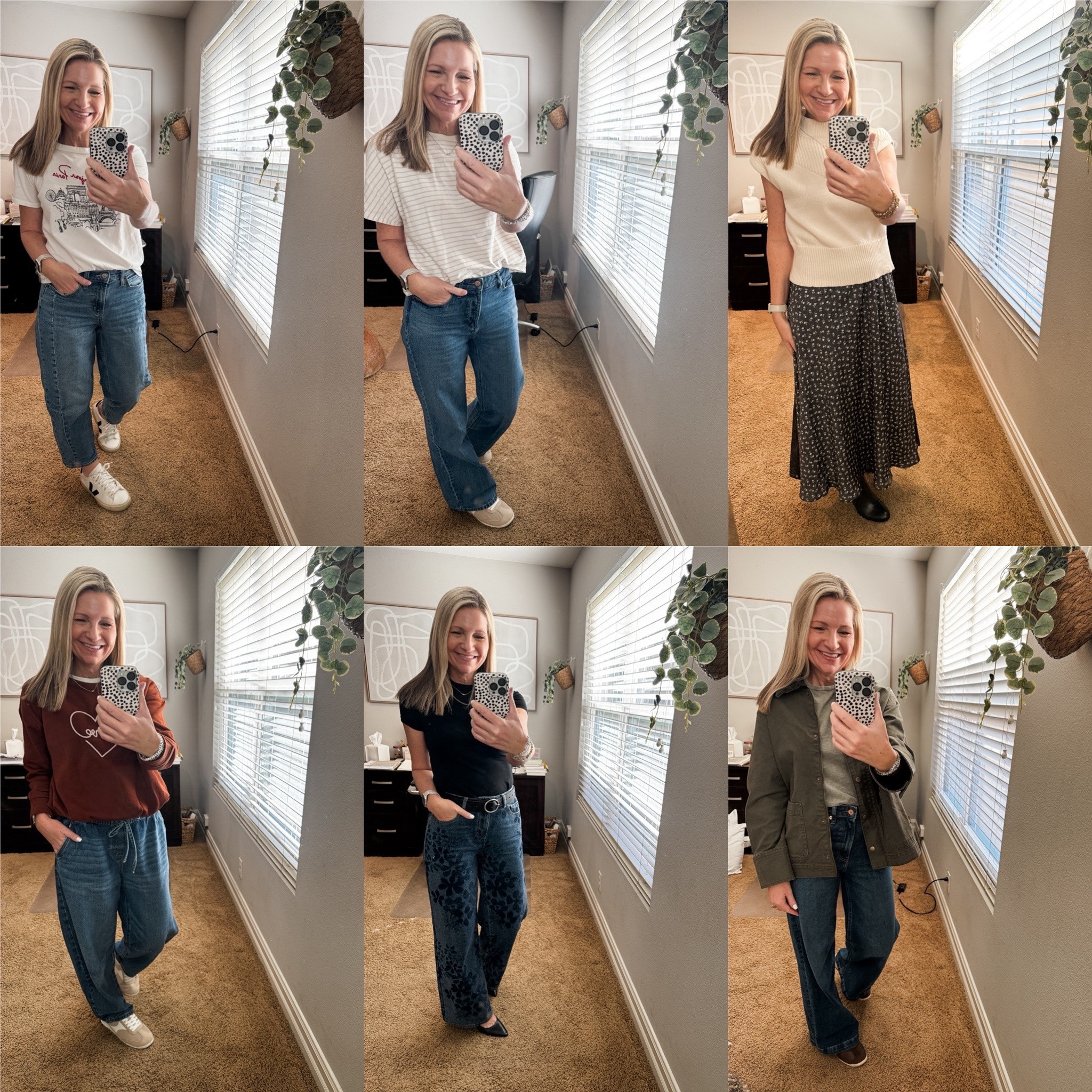 Weekly outfit roundup! It was a warm week here so tees and sleeveless tops were in rotation. Linked what is available. 

#LTKOver40 #LTKSaleAlert #LTKootd