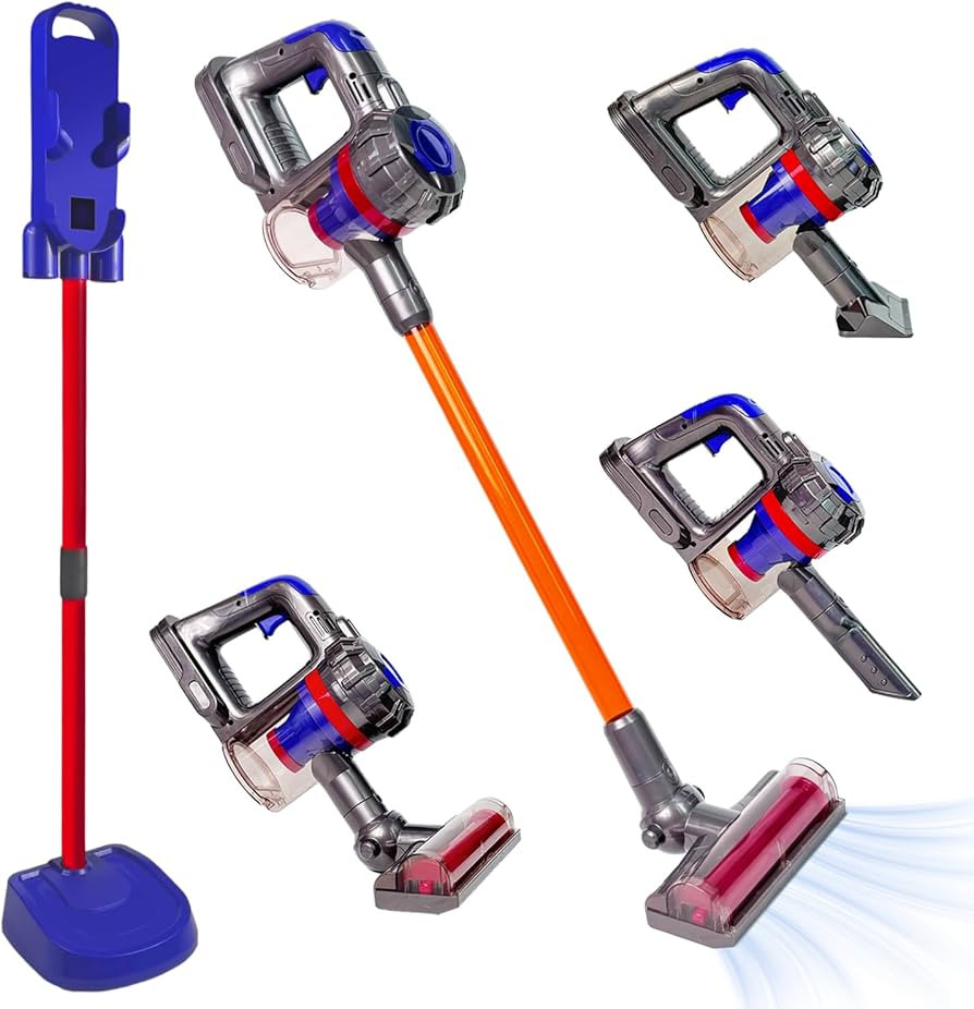 3-in-1 Kids Vacuum That Really Works - Toddler Vacuum Cleaning Toy Set, Kids Working Play Vacuum ... | Amazon (US)