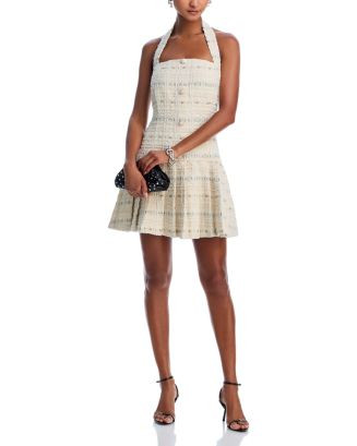 AQUA Tweed Mini Dress - Exclusive   | Bloomingdale's Women | Bloomingdale's (US)