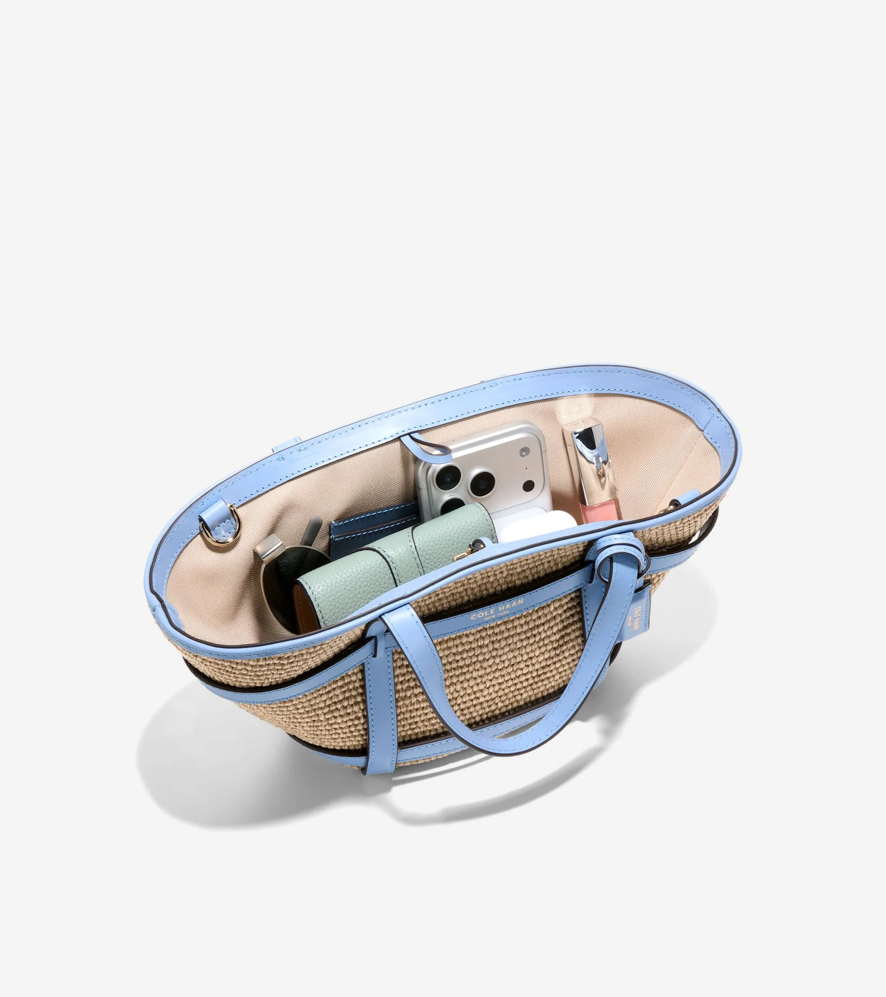 Women's Key West Tote Crossbody Bag in Beige | Cole Haan | Cole Haan (US)