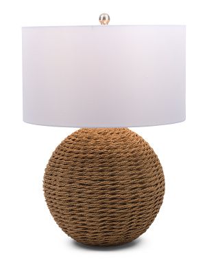 Rope Table Lamp | Furniture & Lighting | Marshalls | Marshalls