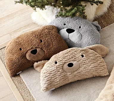 Sherpa Animal Pillow Collection | Pottery Barn Kids | Pottery Barn Kids