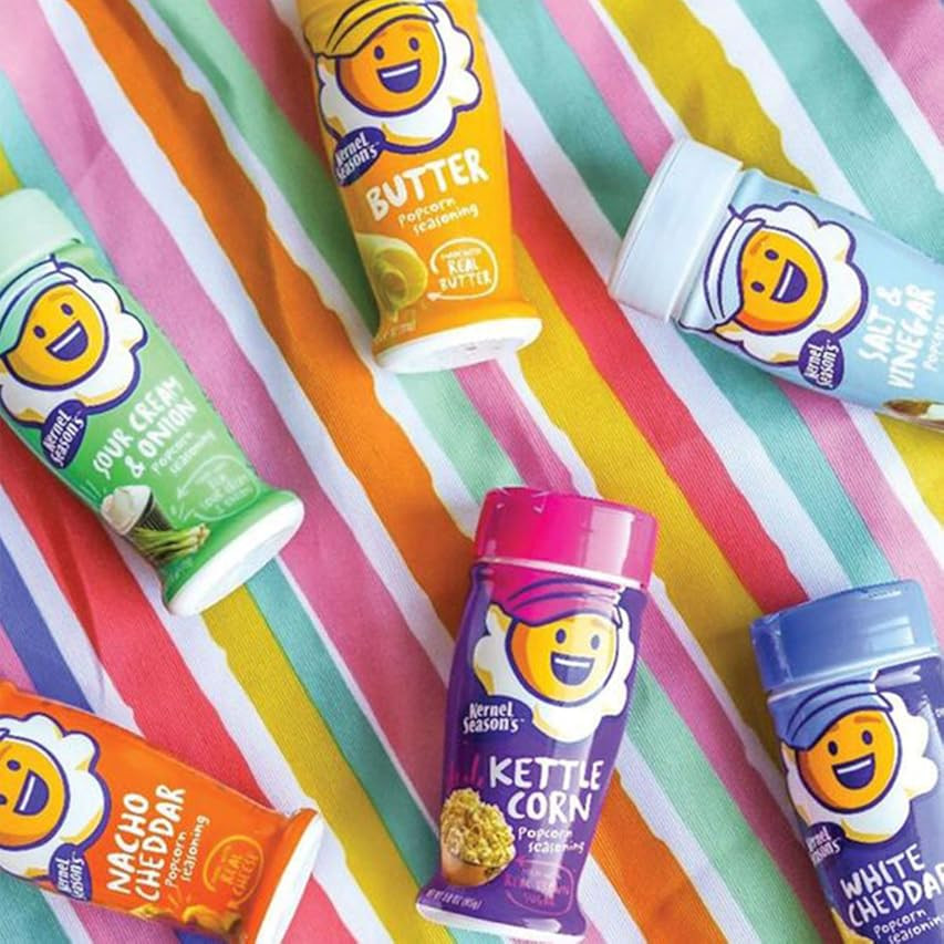 Kernel Season's Popcorn Seasoning Mini Jars Variety Pack, 0.9 Ounce (Pack of 8) | Amazon (US)