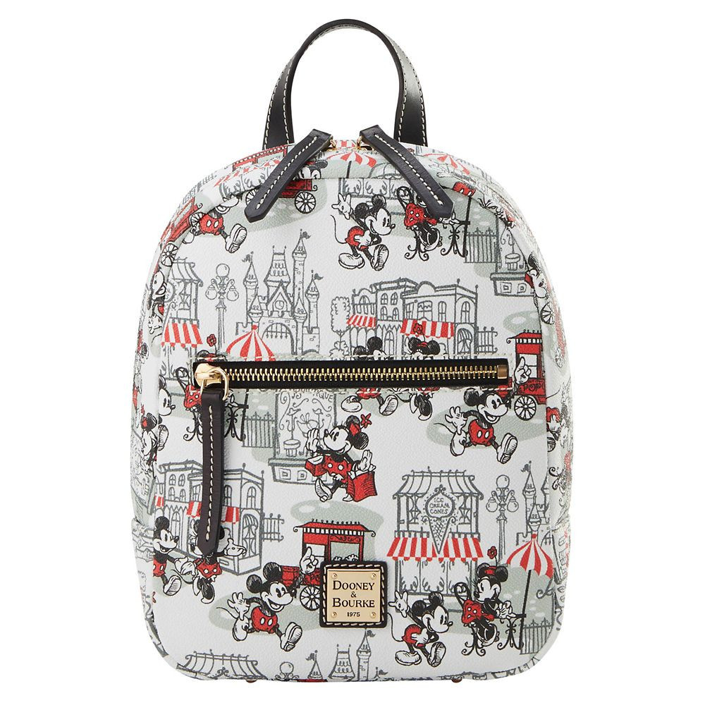 Mickey and Minnie Mouse Main Street Mini Backpack by Dooney & Bourke Disney Visa Cardmember Exclusive | Disney Store