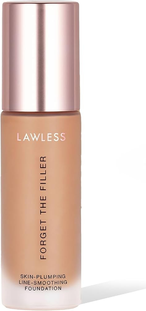 LAWLESS Women's Forget the Filler Skin-Plumping Line-Smoothing Foundation, 15T, tan with neutral-... | Amazon (US)