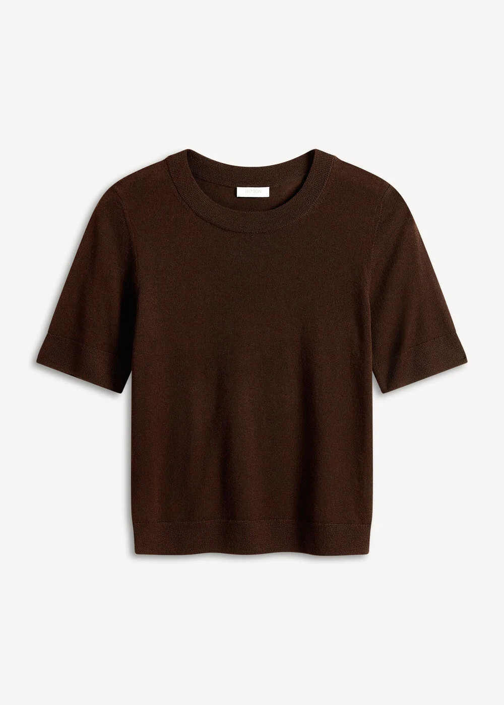 Winnie Knitted Merino T-Shirt | Hobbs