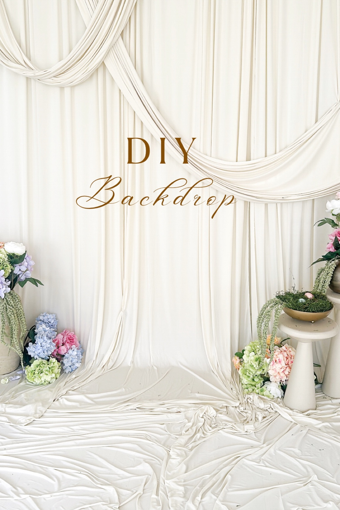 DIY backdrop made easy! Everything I used. I used the clamps that came with the backdrop stand to hang the draping. 

#LTKHome #LTKFamily #LTKSeasonal
