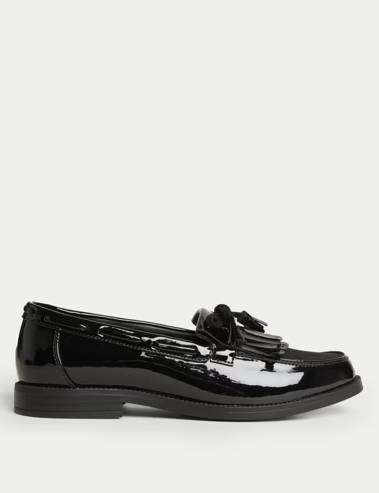 Patent Tassel Bow Loafers | Marks & Spencer (UK)