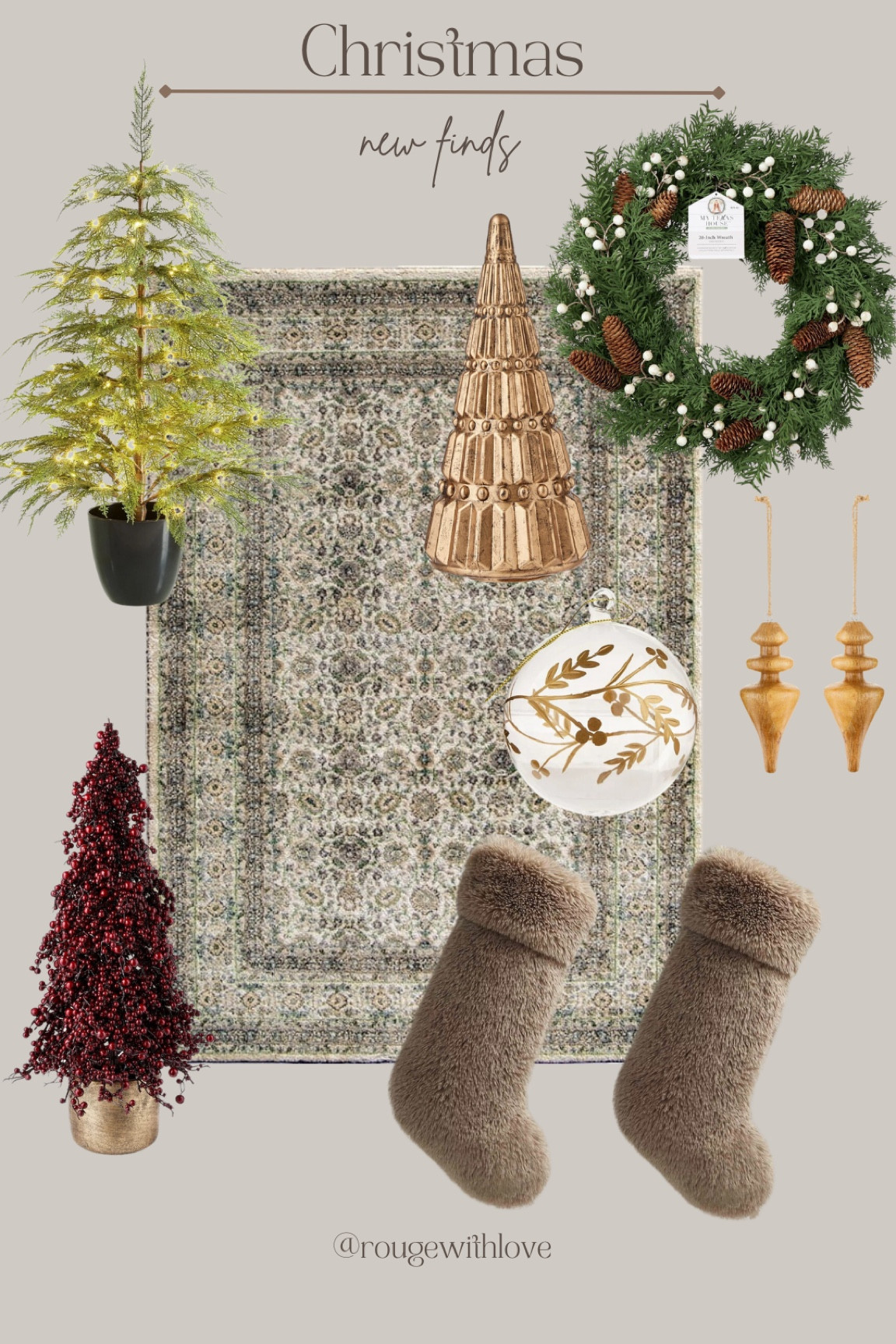 My Texas house new arrivals
Holiday home
Christmas home
Stockings
Ornaments
Berry tree
Berry wreath
Christmas wreath
Bronze decor
Brass decor
Pottery barn look for less 

#LTKHoliday #LTKhome #LTKSeasonal