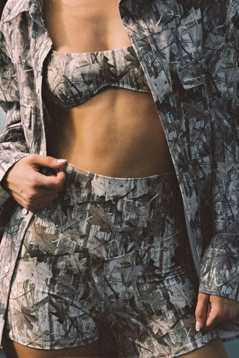 Camo Zoe Bike Short | Montce