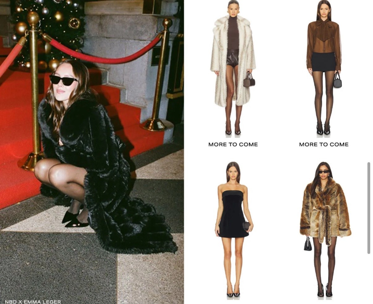 Revolve Fashion Inspired by Emma Rose Leger 🤎


#revolve finds
#revolve fashion inspo
#winter outfit
#winter fashion
#mon wives
#faux fur coat
#long fur coat
#heeled pumps
#chocolate brown purse
#black purse
#emma 
#little black dress
#brown sheer blouse 
#panty hose
#new years eve inspo
#nye outfit 
#party dress
#party outfit 
#cocktail party 
#dresses under $100
#ootd

#LTKFindsUnder100 #LTKootd #LTKOver40