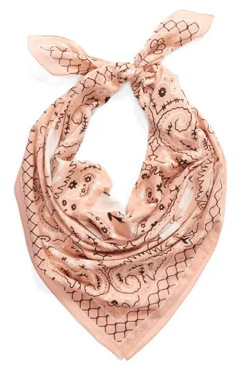 Women's Ivy Park Festival Print Bandana, Size One Size - Pink | Nordstrom