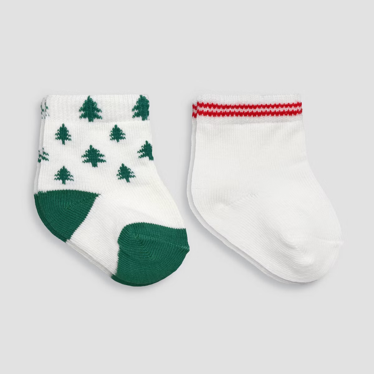 Carter's Just One You® Baby 2pk Christmas Crew Socks | Target