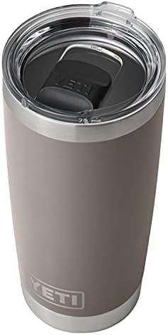 YETI Rambler 20 oz Tumbler, Stainless Steel, Vacuum Insulated with MagSlider Lid, Sharptail Taupe | Amazon (US)