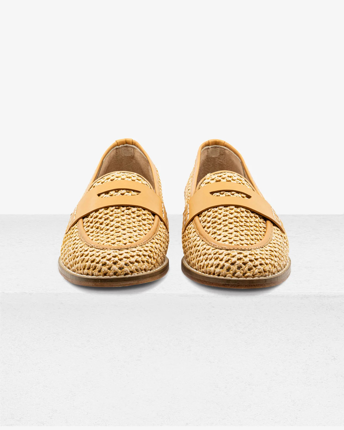 Camila Natural Raffia Loafer | Over The Moon