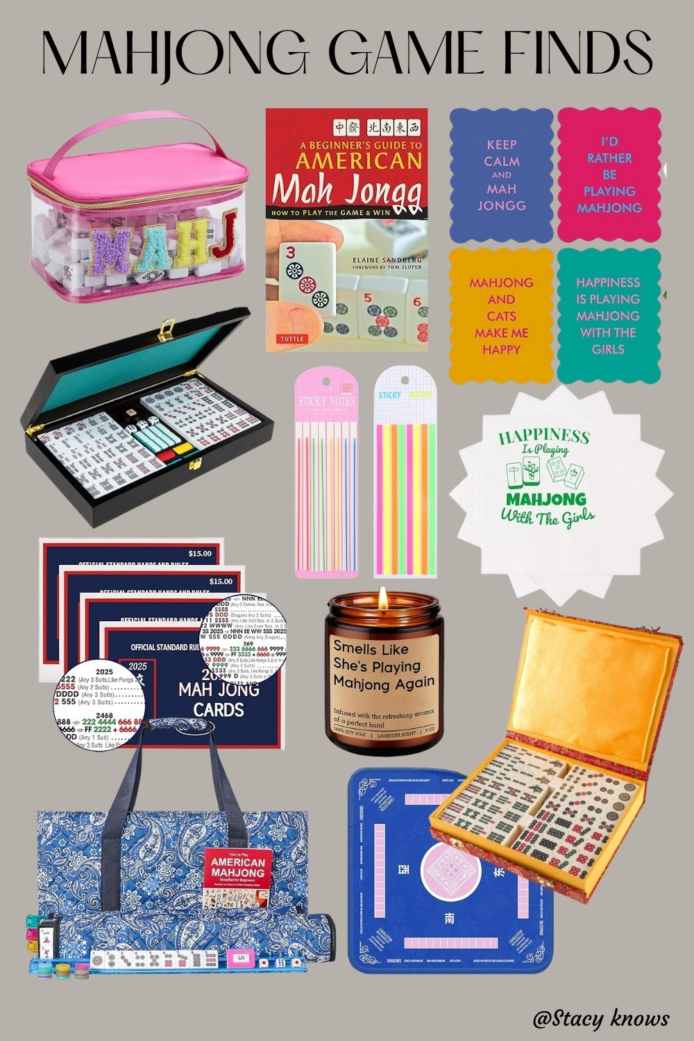 All the mahjong essentials and accessories you need!  From beautiful tile sets to perfect mats, get ready for your next game night. Everything is linked!

#LTKGiftGuide #LTKHome #LTKFamily