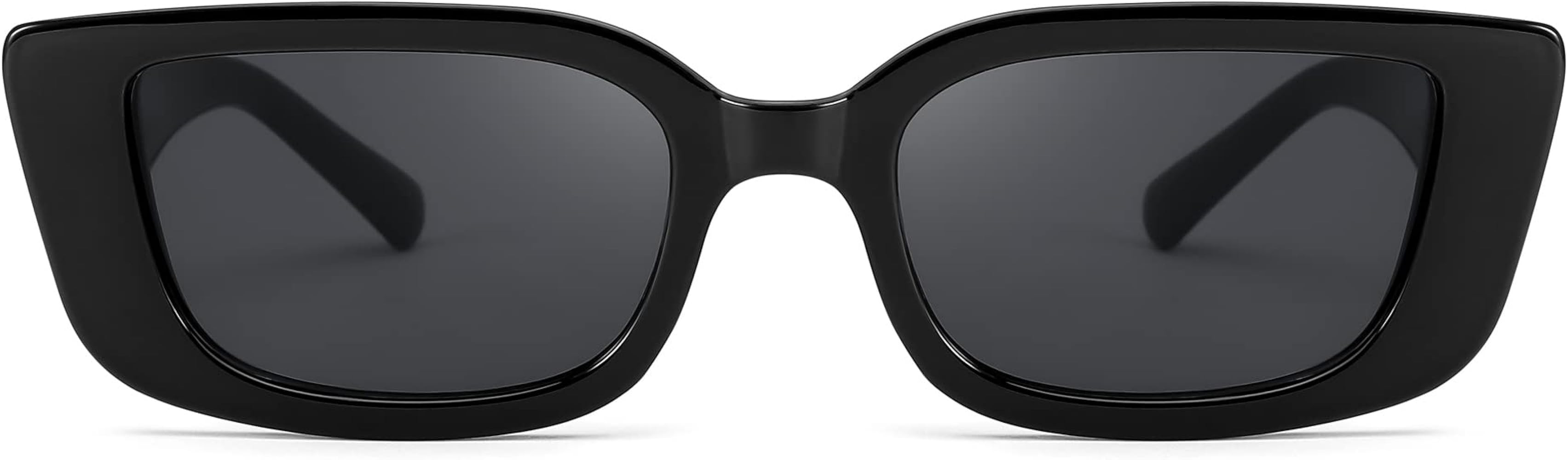 FEISEDY Small Rectangle Sunglasses for Women Men Vintage Trendy Y2K Rectangular Sunglasses B9066 | Amazon (US)