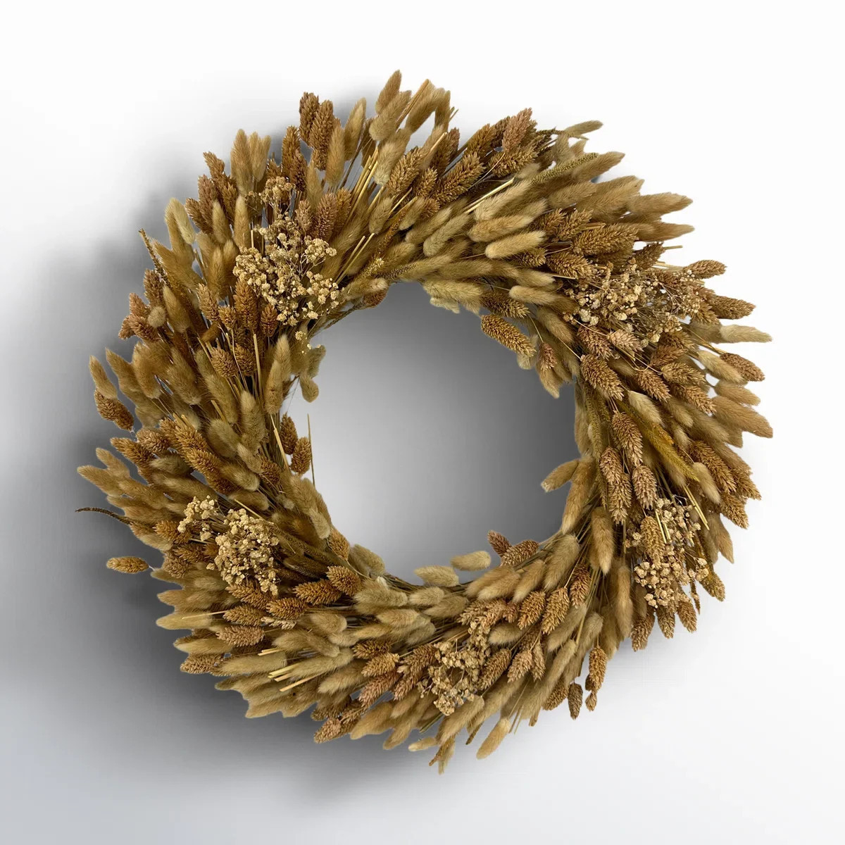 The Holiday Aisle® 21'' Preserved Wheat Fall Wreath & Reviews | Wayfair | Wayfair North America