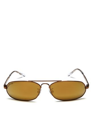 Women's Brow Bar Rectangular Sunglasses, 61mm | Bloomingdale's (US)