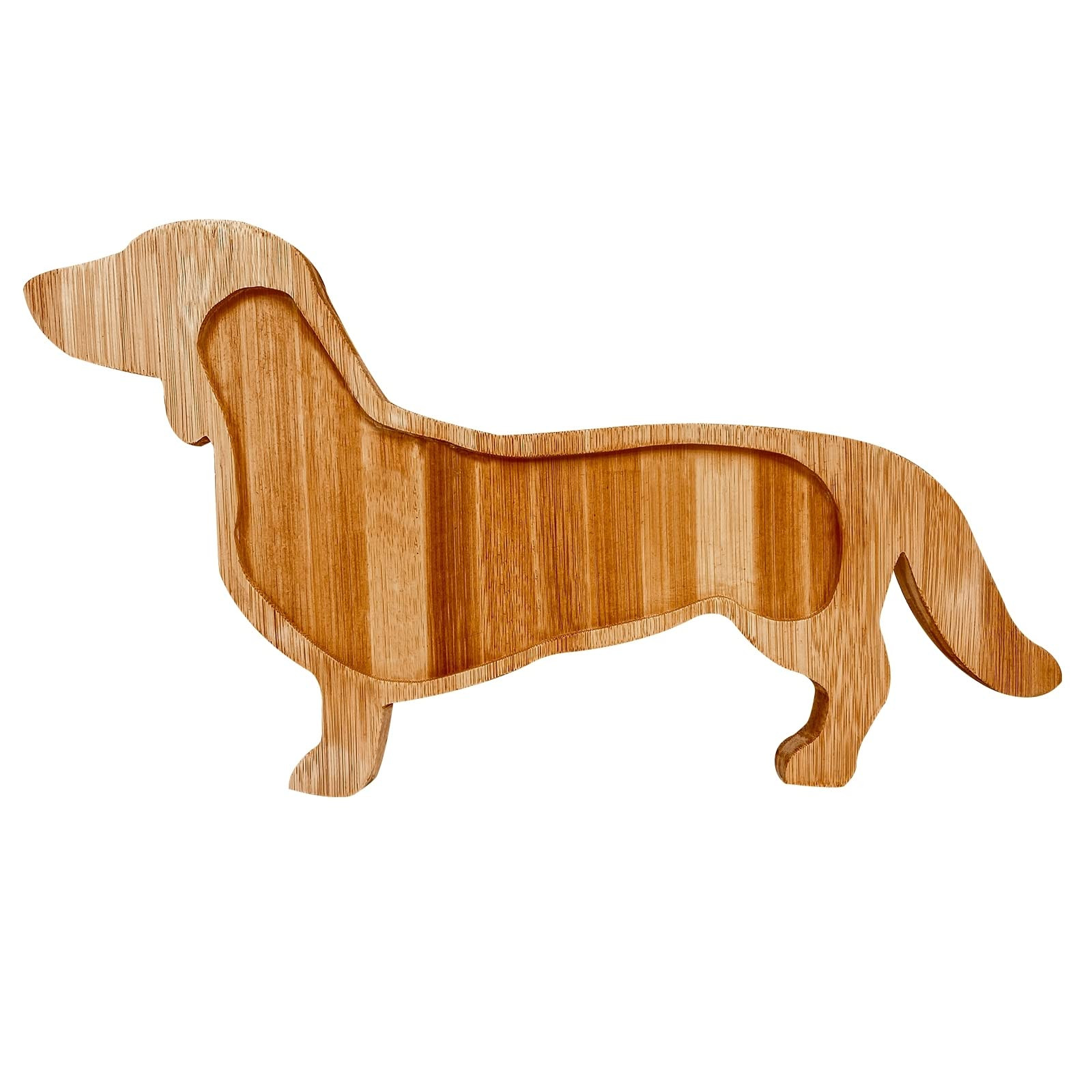 Dachshund Dog Shape Bamboo Cheese Tray Platter Servers - Ultra-Thick 0.8" Serving Board for Parties and Unique Gift | Amazon (US)