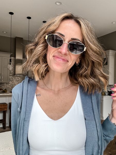 Amazon sunglasses designer look for less style gold Dior sunnies save with code: JENNAMC10
